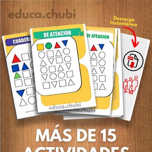 Kids Attention and Focus Workbook: Memory Activities (PDF Printable)