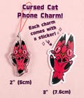 PREORDER: Cursed Cat Alastor Phone Charm