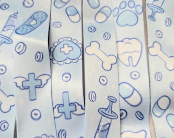 Baby blue Tenshi Kaiwai lanyard necklace