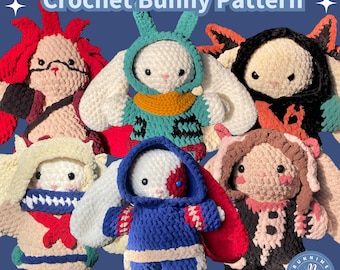 Heroes Collection Crochet Bunny Digital PDF Pattern