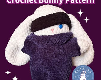 Greatest Sorcerer Crochet Bunny Digital PDF Pattern