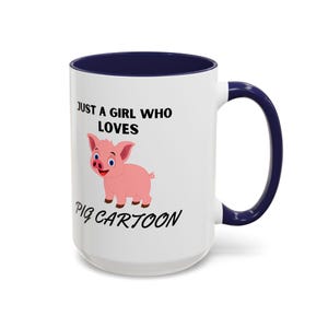 Juste une fille qui aime les cochons, dessin animé, tasse cochon, tasse à café cochon, tasse en céramique, cadeau pour amoureux des cochons, cadeau drôle de ferme, tasse animal, cadeau pour maman et papa