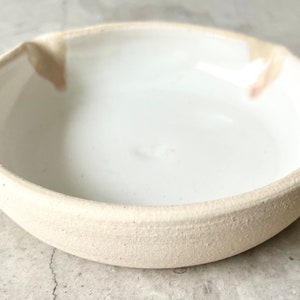 Various sizes/Colors in STOCK Ceramic Pottery Clay Cat Slow Feed Feeder Bowl Dish no whisker fatigue or sick kitty image 3