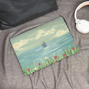 Oil Painting New Macbook Case, Hard Laptop Case for Macbook Air 15/13 Pro 13/14/15/16 2021 2022 M2 2023 2024, Custom Macbook Case