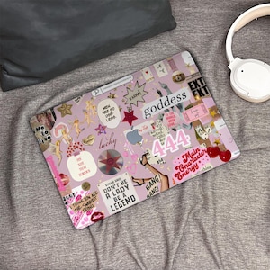 Collage Style MacBook Case 2025 New Mac Laptop Cover for Macbook Air 15/13/11 Macbook Pro 13/15/14/16 2024 M4 2023 M3 M2 2022 M1