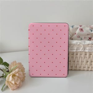 Pink Polka Dots Kindle Case Cover Sleeve, Kindle PaperWhite 12/11/10th Case, Kindle 6&quot;/6.8&quot;/7&quot;, Kindle 2022 2024 Case, Kindle Colorsoft