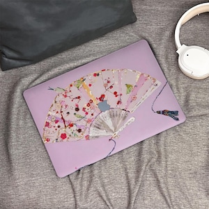 Retro Art Fan New Macbook Case, Hard Laptop Case for Macbook Air 15/13 Pro 13/14/15/16 2021 2022 M2 2023 2024, Custom Macbook Case