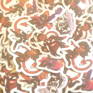 Helluva - Matte Vinyl Single Stickers