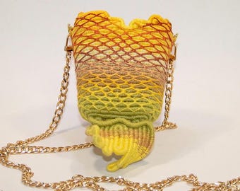 Mermaid Crossbody Basket Purse