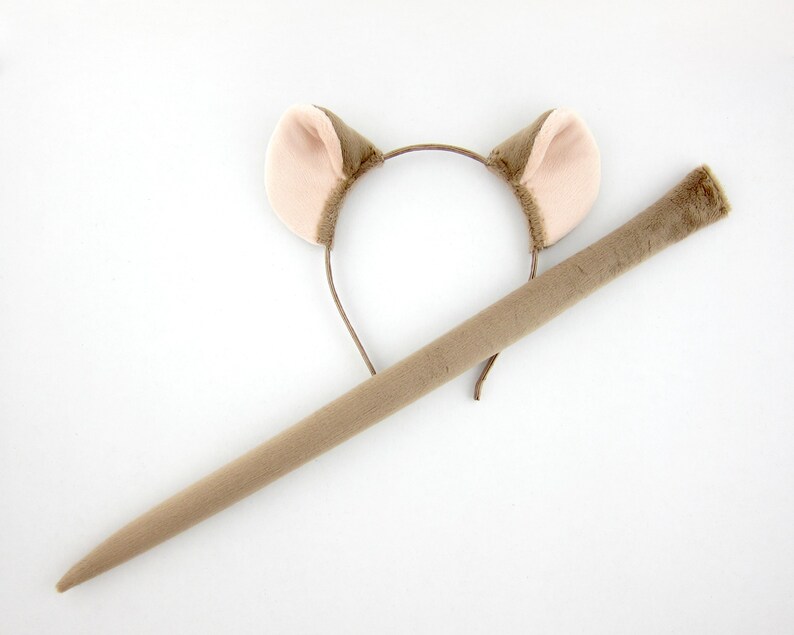 Mouse Tail Mouse Costume Tail Rat Tail Choose Color Etsy