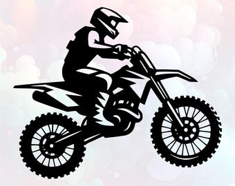 Motorbike Svg & Png,Motocross,Motorbike Clipart,Motorbike Vector Image,Silhouette File,Sublimation Design,Motorbike Cut File,Commercial use