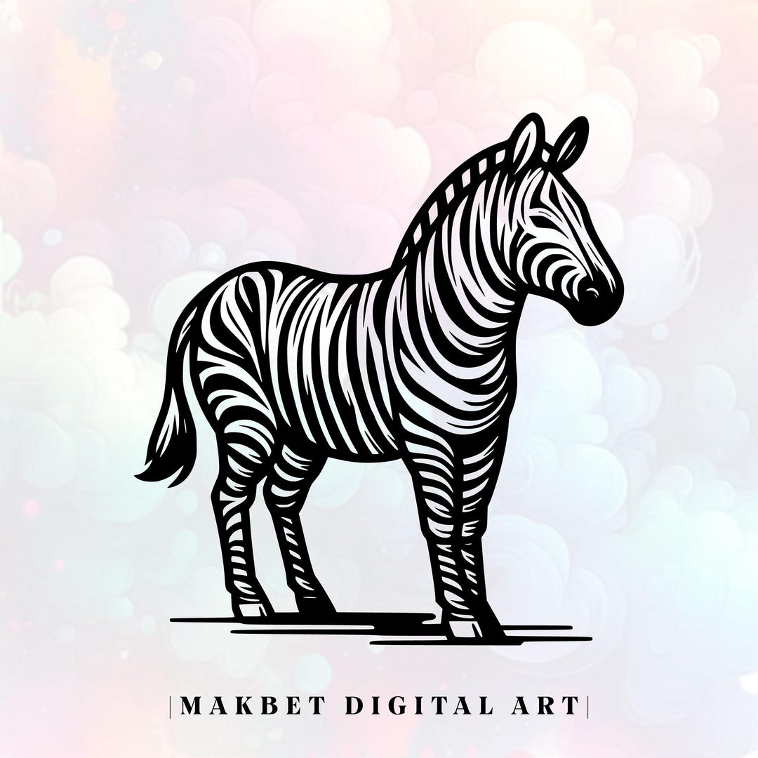 Wild Zebra Svg & Png,zebra Svg,clipart,zebra Vector Image,zebra ...