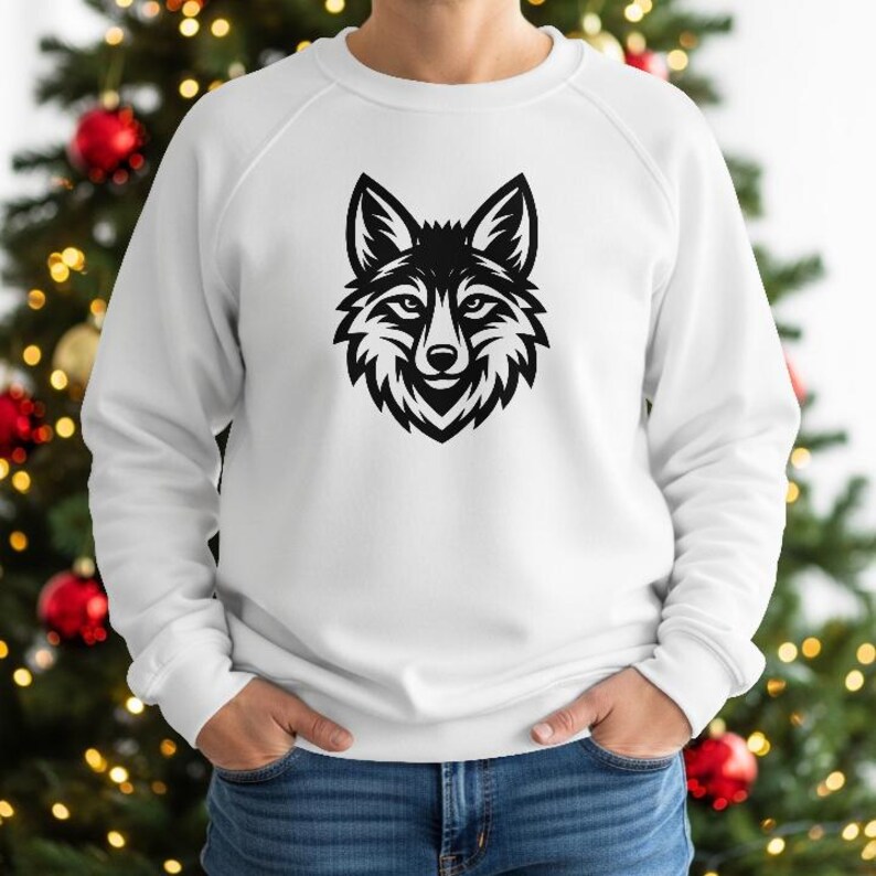 Jackal Sticker Jackal SVG: PNG, Animal Head, Shirt, Stickers, Vector, Cut File ...