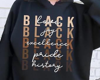Black History Sweatshirt, Black History Month Sweater, African American, Black Pride Hoodie, Black Lives Matter, Black Teacher Sweatshirt