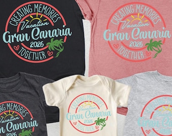 Custom Family Vacation 2026 Shirt, Creating Memories Together Tee, Custom Family Matching Tee, Summer Trip T-Shirts, Family Beach Trip Shirt