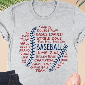 Baseball Shirt, Retro Baseball Tee, Baseball Mom Tshirt, Baseball Season Shirt, Baseball Lover Gift, Baseball Fan Shirt, Baseball Game Day
