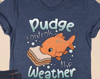 Disney Pudge Controls the Weather Shirt, Lilo and Stitch Disney T-Shirts, Disneyland Family Trip, Disney Fish Pudge Tee, Magic Kingdom Shirt