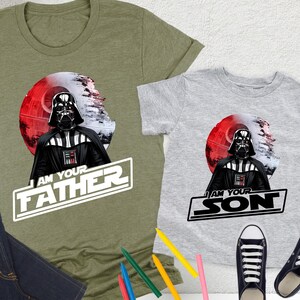 I Am Your Father and I Am Your Son Shirt, Matching Father Baby Gifts, Disney Dad and Me, Fathers Day Gift Shirt, Disney Father And Son Shirt