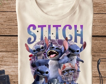 Stitch Shirt, Disney Stitch Shirt, Stitch Bootleg Shirt, Stitch Lover Gift, Retro 90s Stitch T-Shirt, Funny Stitch Shirt, Disneyland Stitch