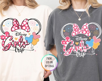 Comfort Colors® Disney Girls Trip Shirt, Disney Besties Matching Shirt, WDW Disneyland Girls Vacation, Girls Trip Gift, Girls Weekend Shirts