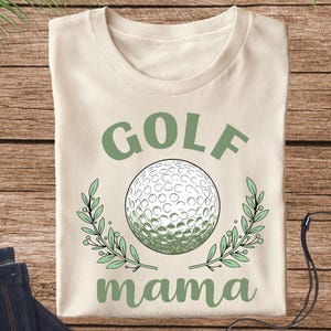 Golf Mama Shirt, Golfer Mom T-Shirt, Game Day Golf Shirt, Gift for Golf Mom, Golf Crewneck, Golf Mama Gift, Women Golf T-Shirt, Golf Mom Tee