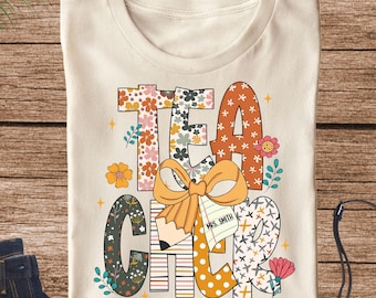 Custom Teacher Shirt, Teacher Gifts, Custom Teacher Name Shirts, Teacher Appreciation, Back to School, 1st Day of School, Elementary Teacher