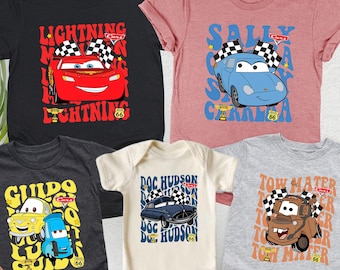 Disney Cars Shirt, Lightening McQueen Shirt, Tow Mater Tee, Disney Family Trip Shirt, Sally Carrera Doc Hudson Tee, WDW Gift Shirt, Cars Tee
