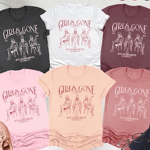 Girls Gone Mild Bachelorette Party Shirts, Custom Spa Bachelorette Party Tee, Bridal Party Gift, Slumber Bachelorette Tee, Bridesmaids Gifts
