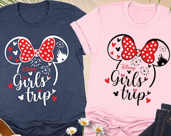 Disney Girls Trip Shirts, Minnie Girls Trip, Disney Girls Vacation Shirt, Girls Travel Tee, Best Friends Matching Disney Shirt, Besties Gift
