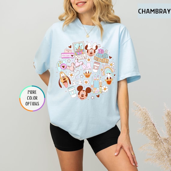 Comfort Colors® Disney Mickey and Friends Spring Shirt, Disneyland Trip T-Shirt, Magical Summer Shirt, Girls Disney Trip, Disney Besties Tee