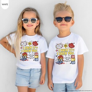 Chemise enfant Toy Story, t-shirt I Knew It I Knew You, t-shirt cow-girl à l'infini et au-delà, t-shirt cowboy shérif enfant, chemise jeunesse western image 9