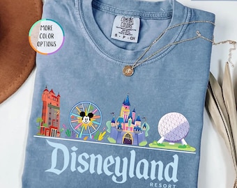 Comfort Colors® Disneyland Resort Shirt, Disneyland Vacation Tee, Disneyland California, Disneyland Parks T-Shirts, Disneyland Castle Shirt