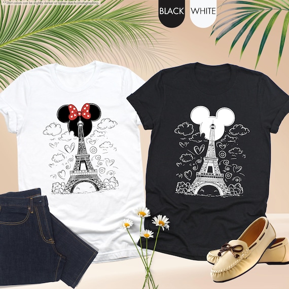 Mickey Minnie Eiffel Tower Shirt, Disneyland Paris Couple Tee, Disney Paris Shirt, Disneyland Paris Vacation, Disney Trip Shirt, Mouse Ears