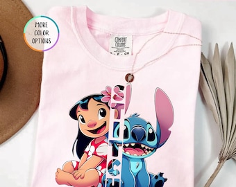 Comfort Colors® Lilo and Stitch Shirt, Stitch Lover Shirt, Disney Stitch Tee, Lilo Shirt, Stitch Disneyworld, Stitch Gift, Disney Trip Shirt