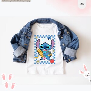 Stitch and Angel Back To School Shirt, Disney First Day Of School Shirt, Kids School Shirts, Pre-K Tee, Kindergarten Shirt, 1st Grade Shirts image 8