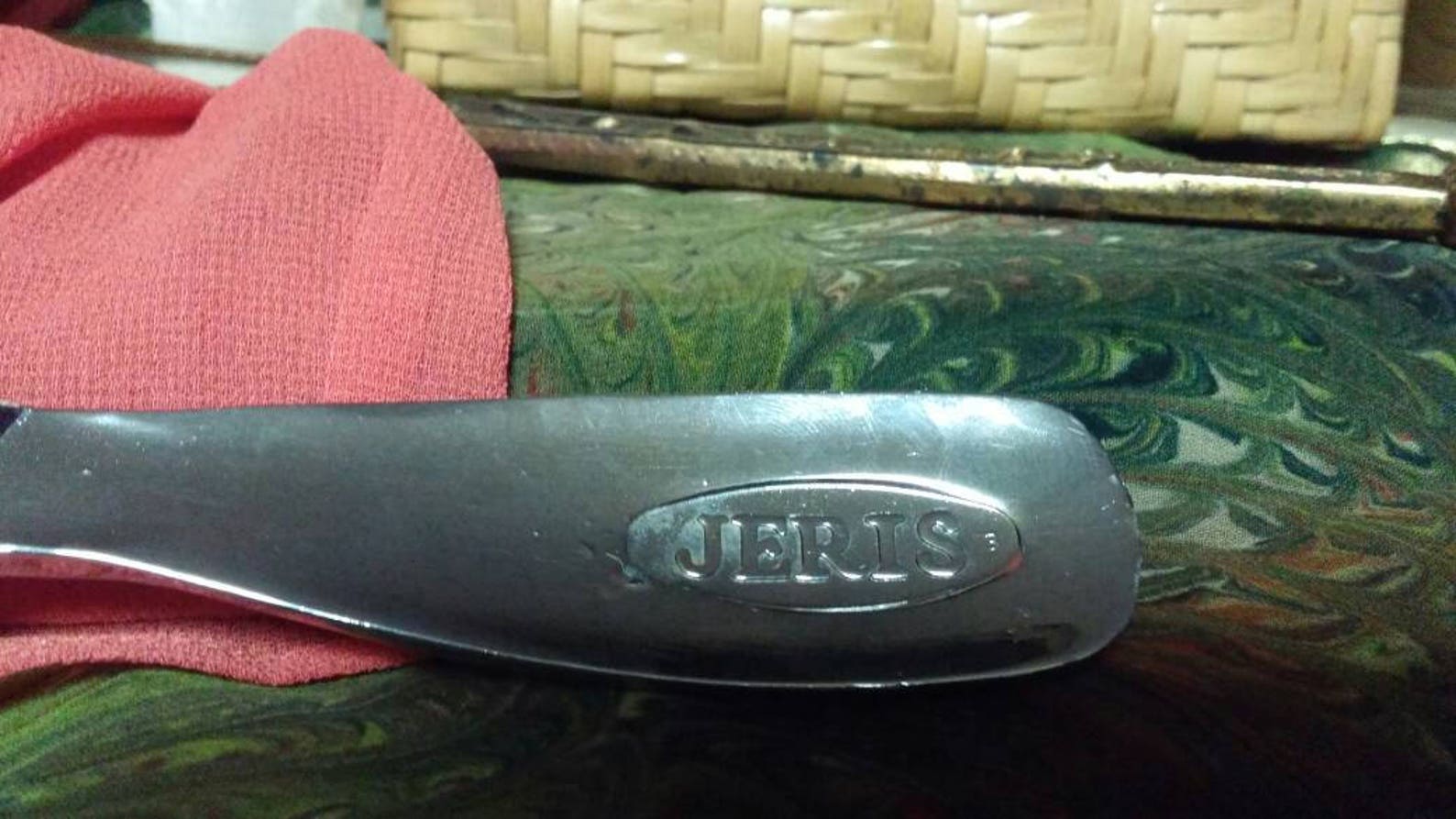 Vintage chrome Jeris hair brush Etsy
