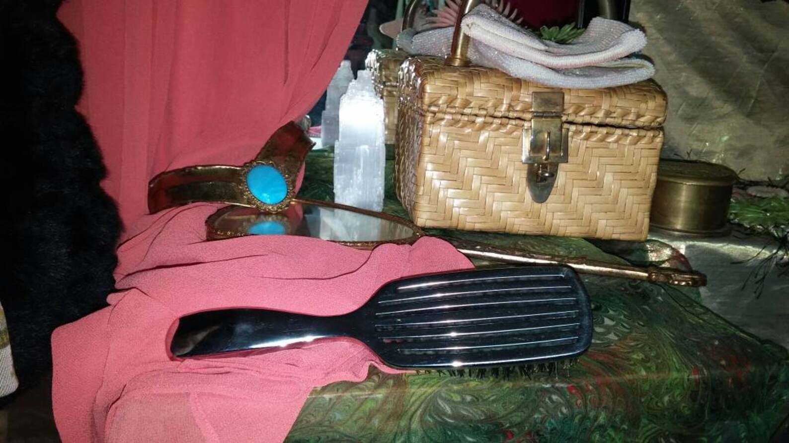 Vintage chrome Jeris hair brush Etsy