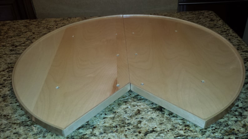 30 Inch Lazy Susan For Lower Cabinet Installs On Existing Etsy