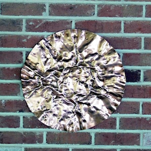 Copper Disc Wall Sculpture