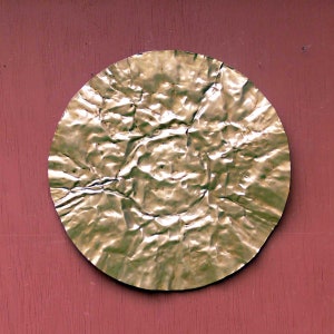 Copper Disc Wall Sculpture Large