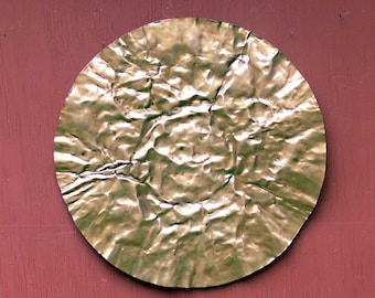 Copper Disc Wall Sculpture Large