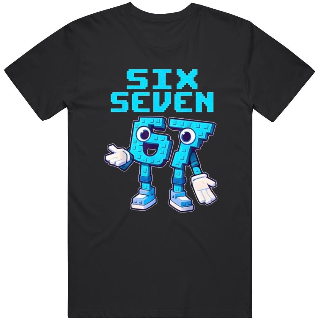 Six Seven Funny Meme 67 Parody Gift T Shirt - Etsy