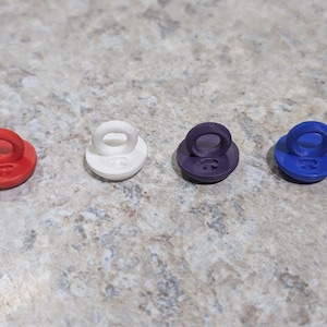 4 pack of colourful magnetic hoops