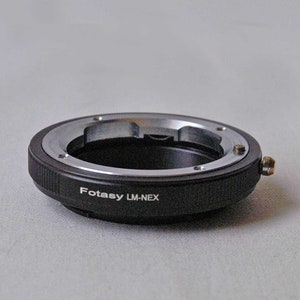 Fotasy LM-NEX Camera Lens Mount Adapter, Leica M Mount to SONY Body Adapter, Photography Equipment, Vintage Camera Accessory
