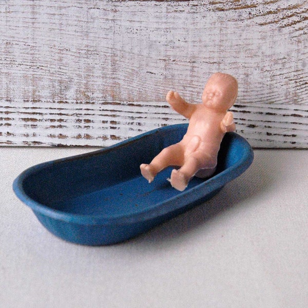 Antique Tin Bath Tub Etsy