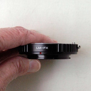 LM-FX Camera Lens Mount Adapter, to Mount a Fuji X Lens onto a Leica M Body, Photography Equipment, Vintage Camera Accessory