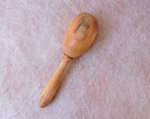 Antique Wooden Darner Sock Darning Egg, Vintage 1950s Sewing Notion Collectible, Old Wood Mending Tool, Shabby Farmhouse Accessory, 5 1 2 quot