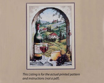 Dreaming of Tuscany Cross Stitch Pattern Dimensions Gold Collection Counted X Stitch Design by Barbara Felisky, Pattern Only, Not a PDF