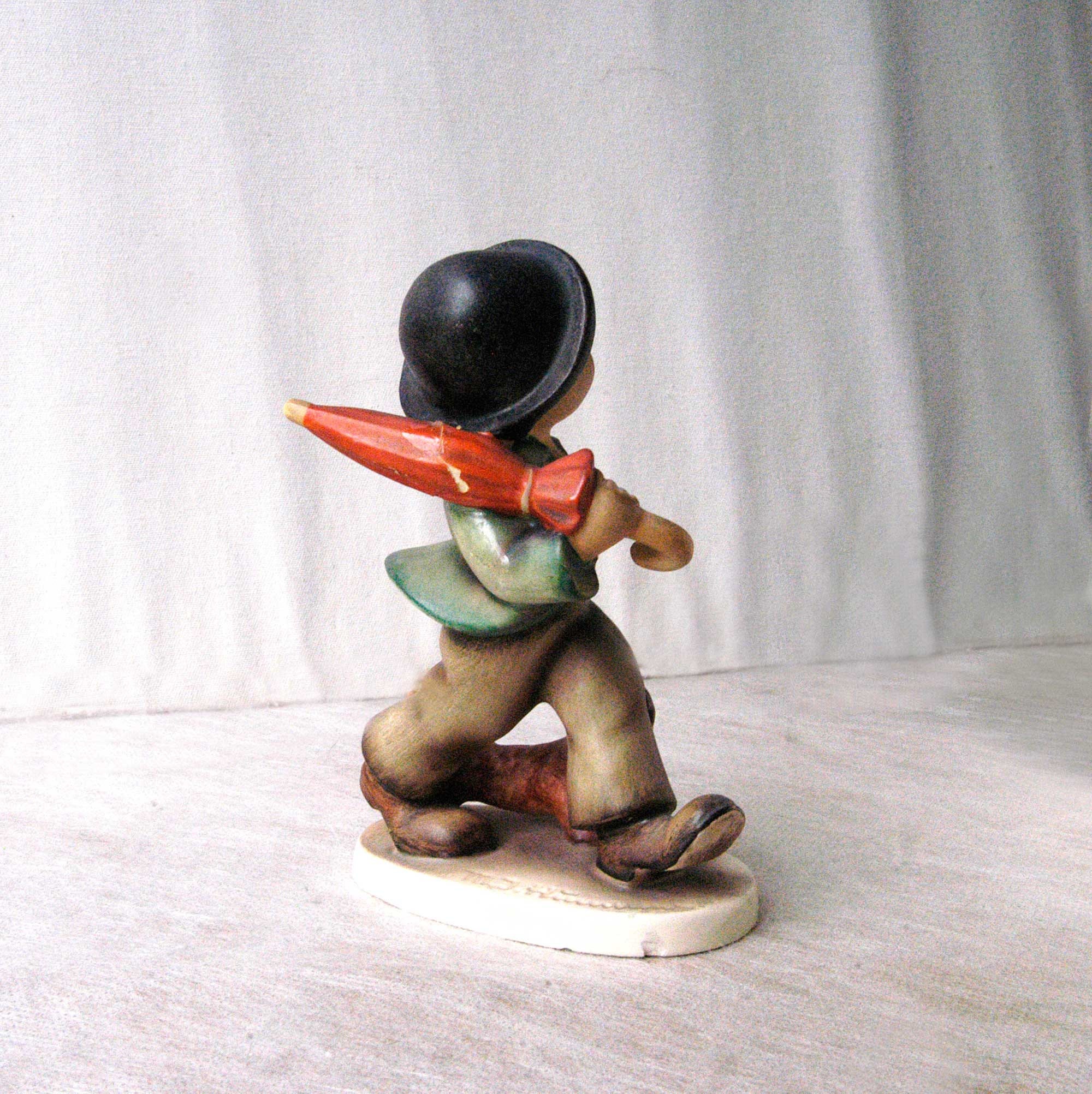 Hummel Ceramic Figurine Strolling Along TMK-2 The Full Bee | Etsy