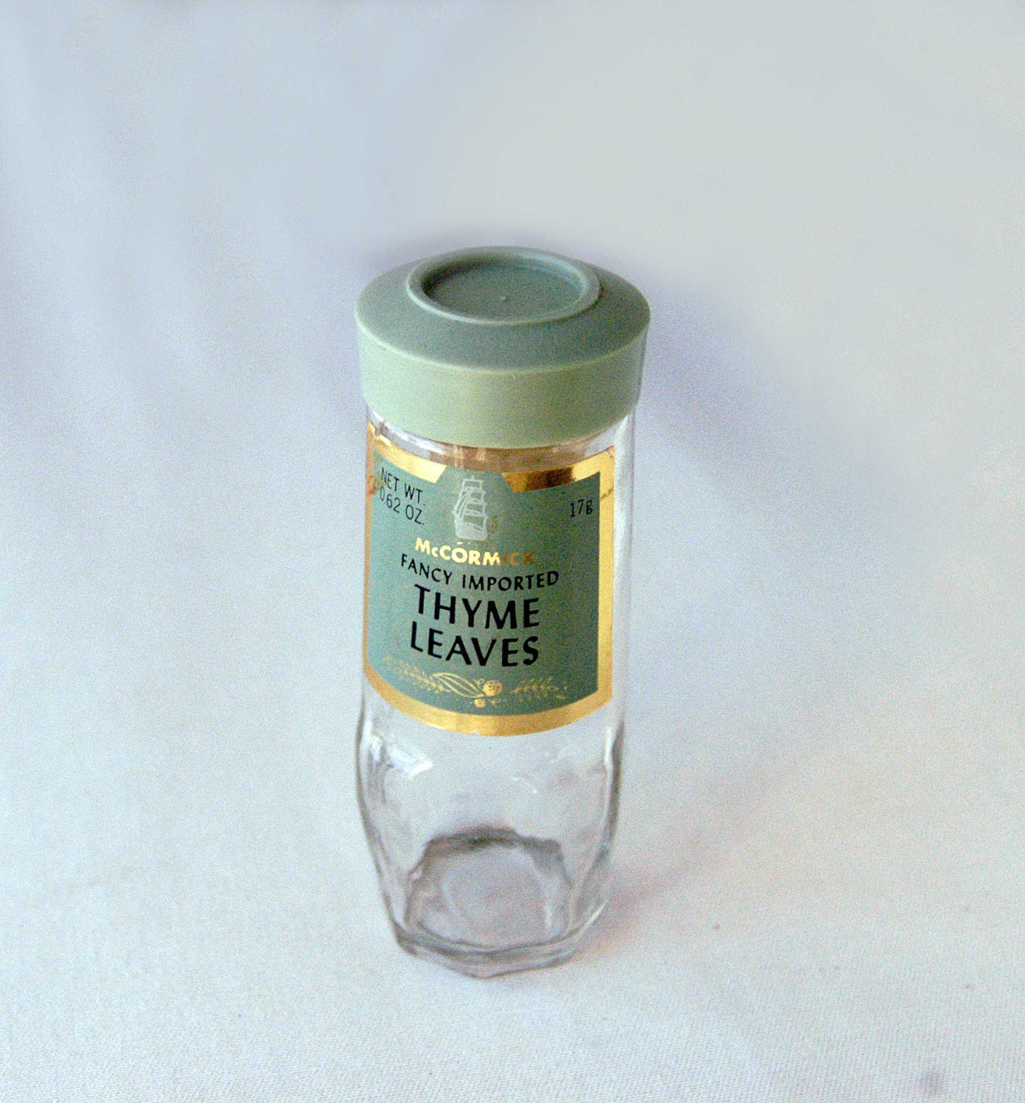 Arabia Maustekuvat Thyme Spice Jar, Vintage